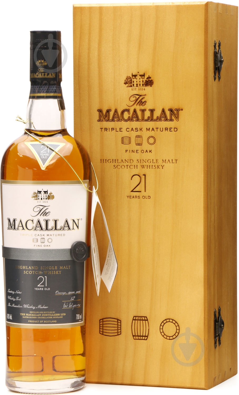 Виски The Macallan Fine Oak 21 YO 0,7 л - фото 1 Виски The Macallan Fine Oak 21 YO 0,7 л - фото 1