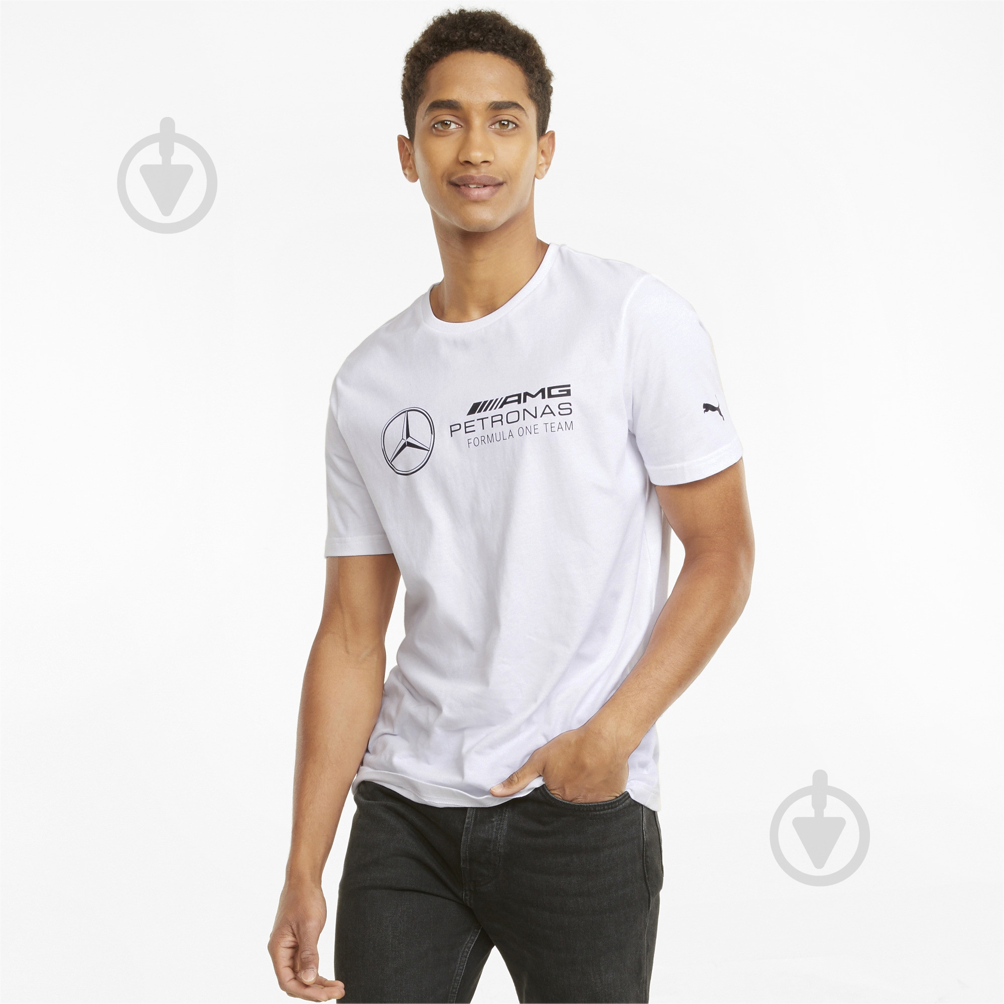 Футболка Puma MAPF1 Logo Tee 53188503 р.M белый - фото 3