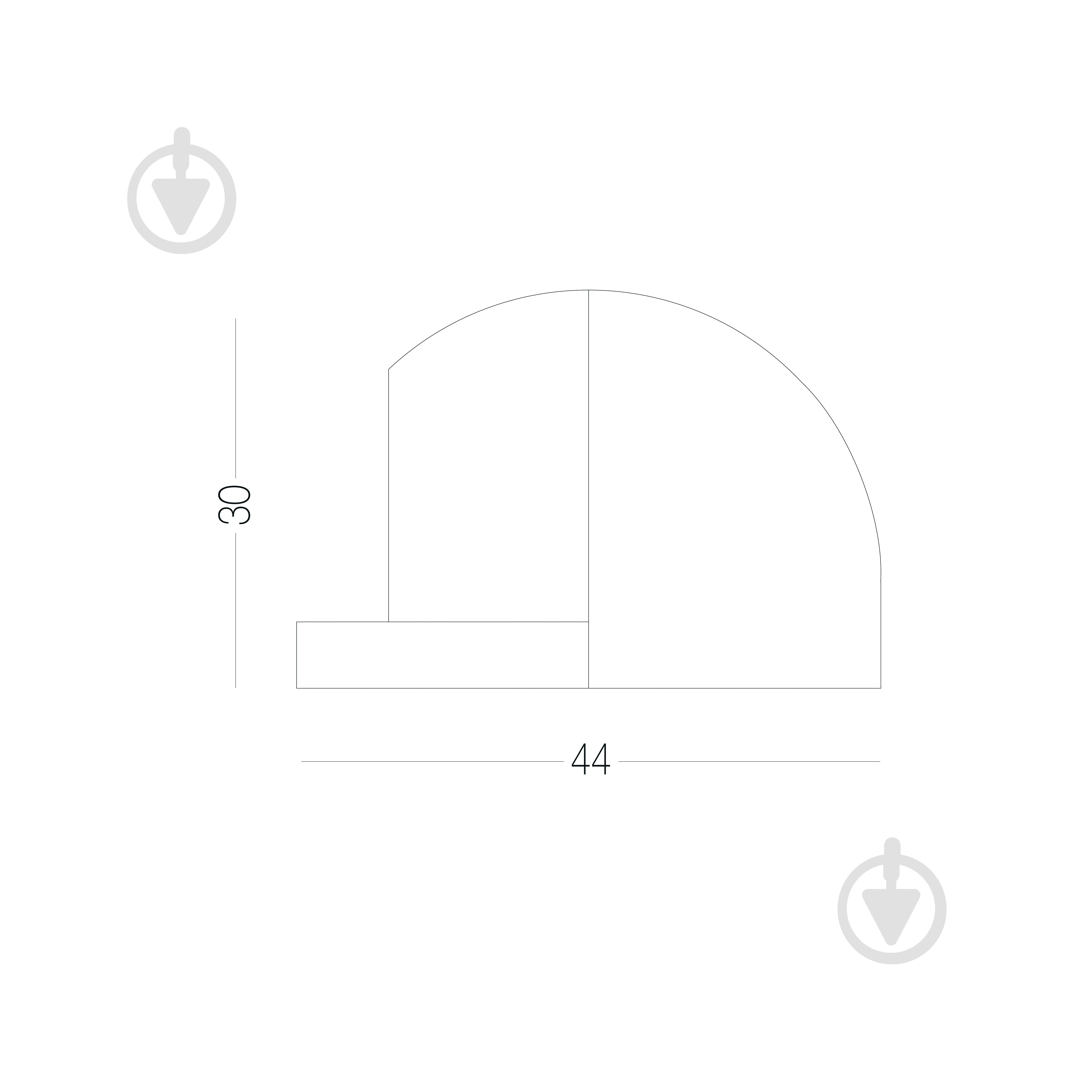 Стопор дверной MVM M-42L black черный - фото 2 Стопор дверной MVM M-42L black черный - фото 2