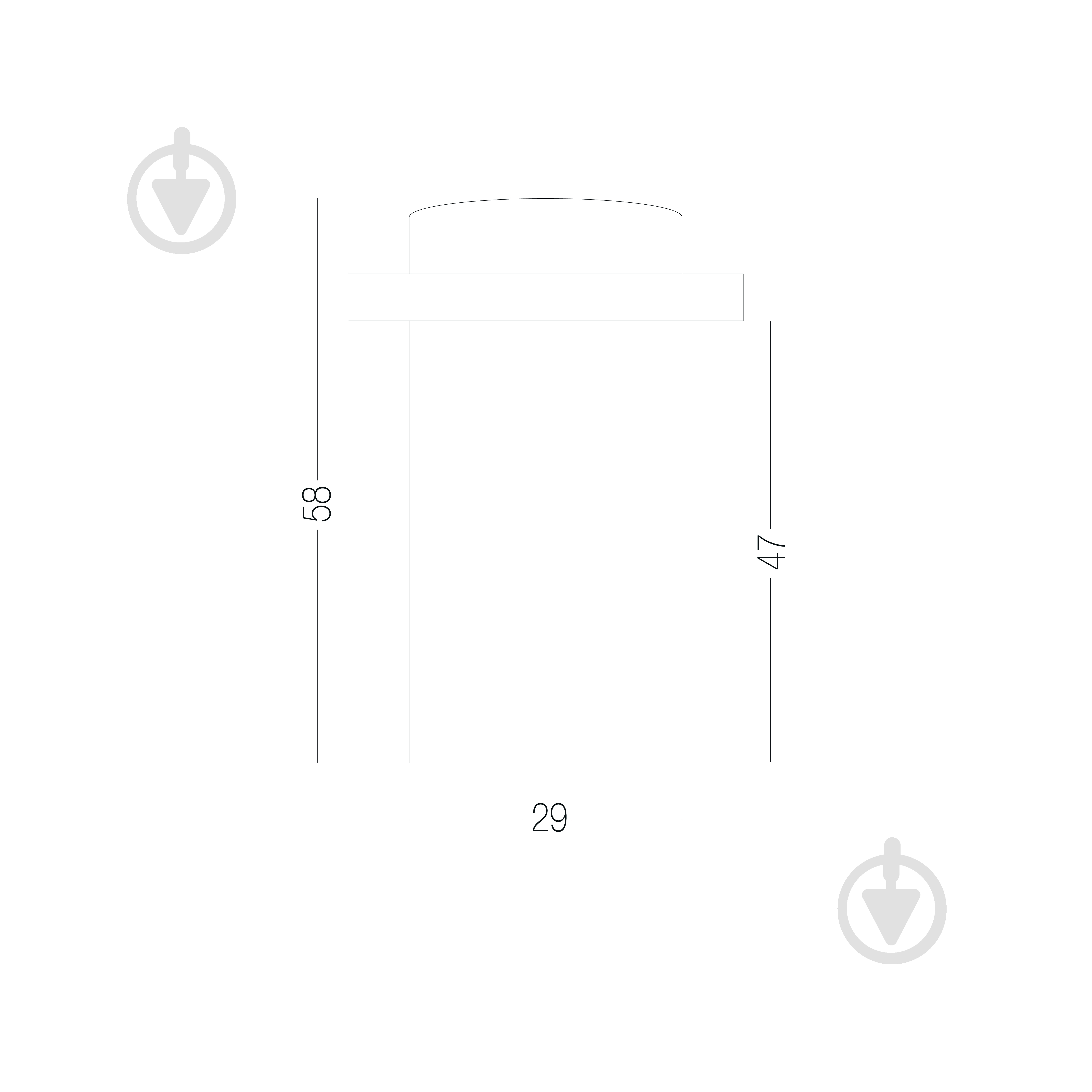 Стопор дверной MVM M-47 black черный - фото 2 Стопор дверной MVM M-47 black черный - фото 2