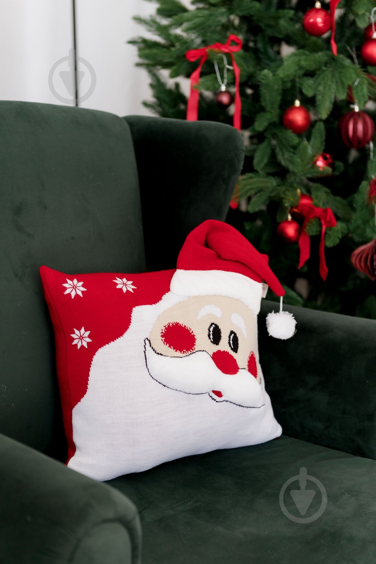 Подушка декоративна в'язана Святий Миколай 45x45 см Прованс - фото 6 Подушка декоративна в'язана Святий Миколай 45x45 см Прованс - фото 6