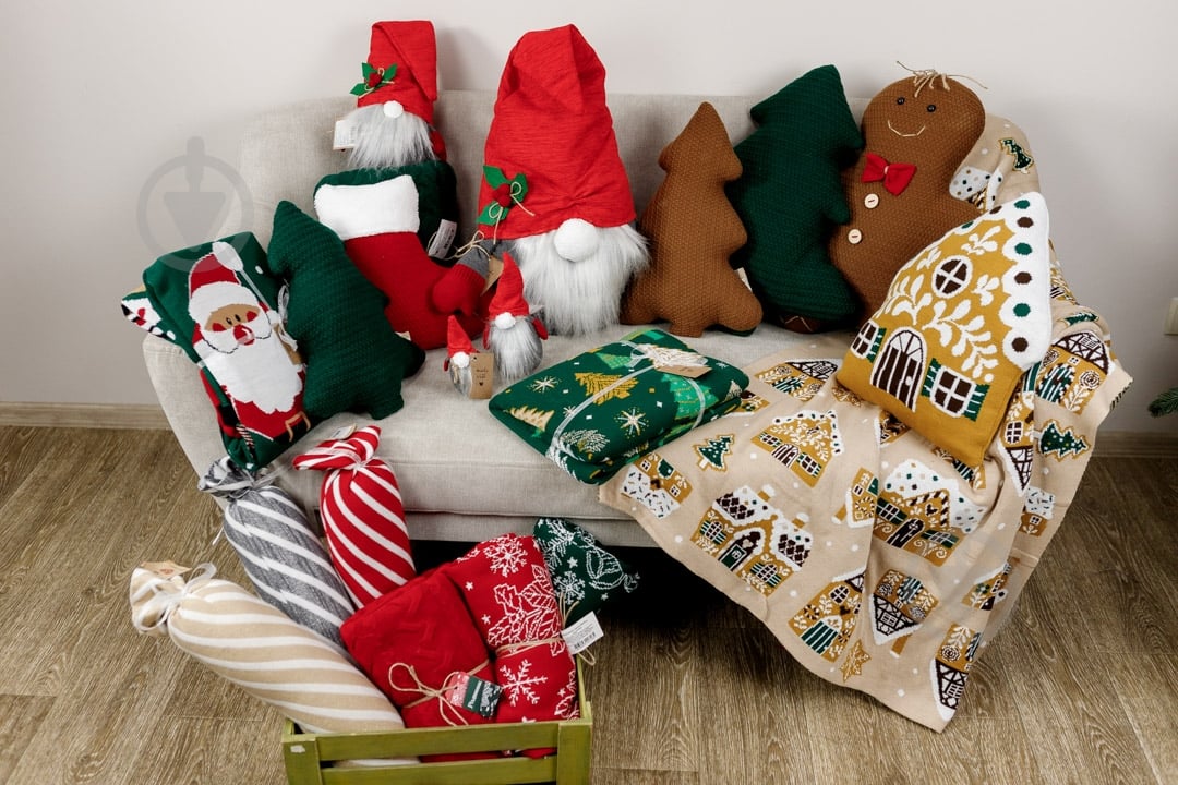 Плед в'язаний "Ялиночка" зелений 130x170 см Прованс - фото 5 Плед в'язаний "Ялиночка" зелений 130x170 см Прованс - фото 5