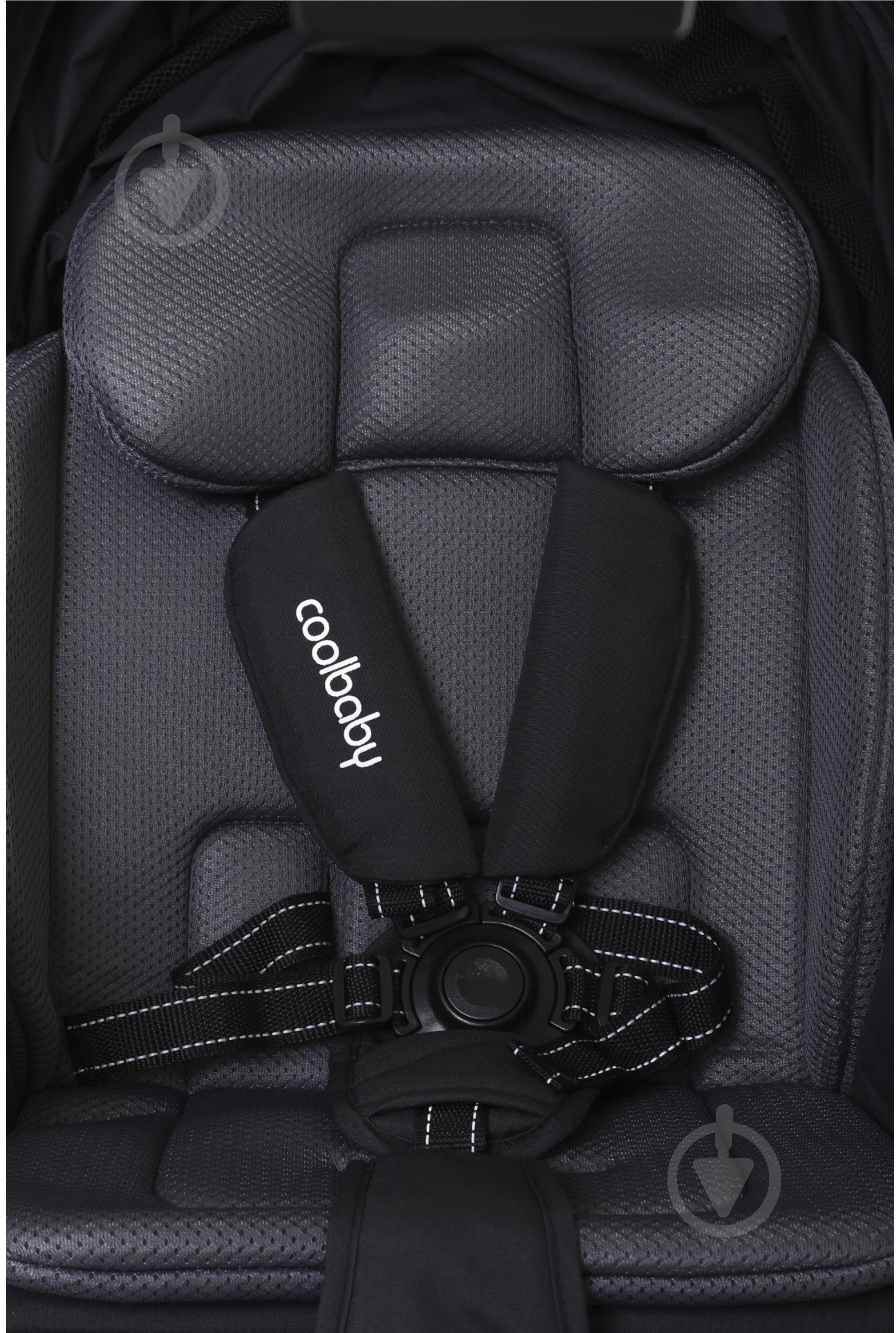 Коляска універсальна 2 в 1 Coolbaby KDD-M001 чорний - фото 12