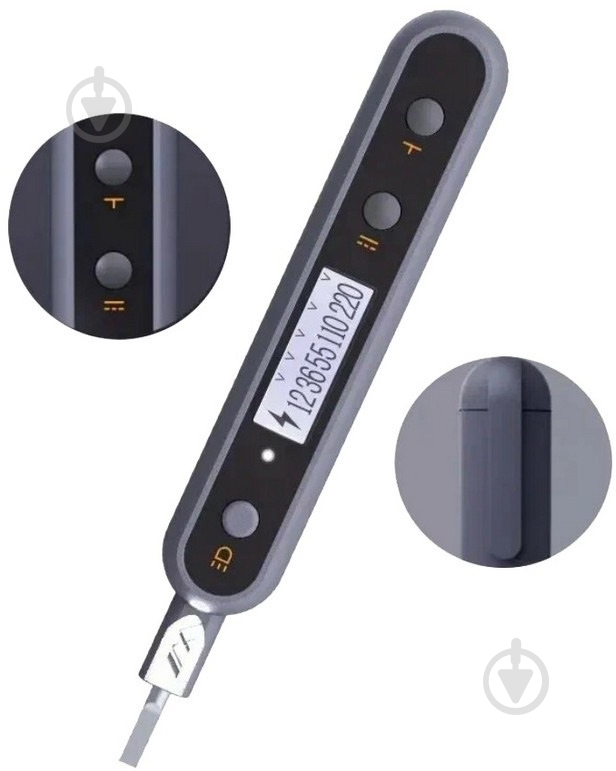 Отвертка Xiaomi JIMIHOME Digital Display Electric Test Pen Black (JM-G27004) - фото 3