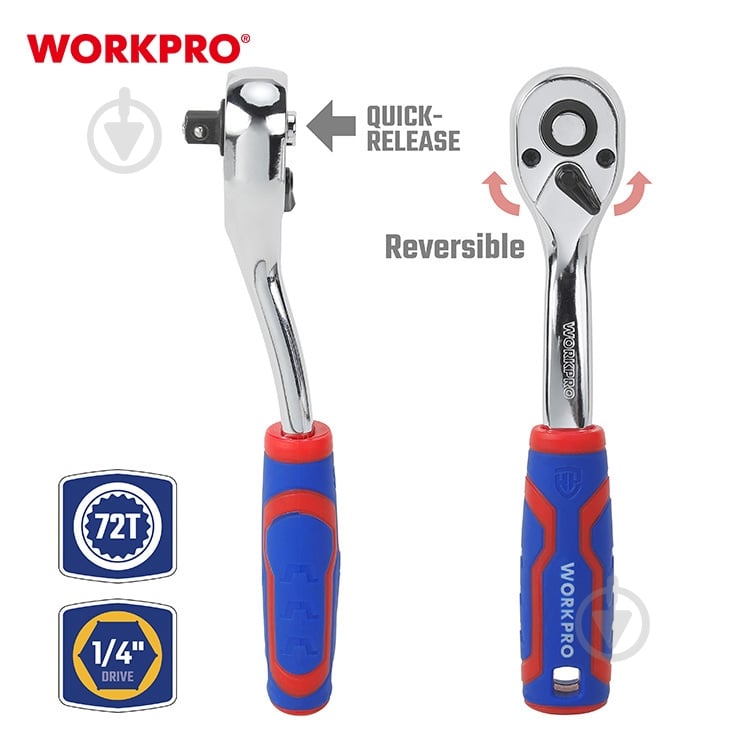 Набор ручного инструмента WORKPRO 46 шт. WP202540 - фото 4