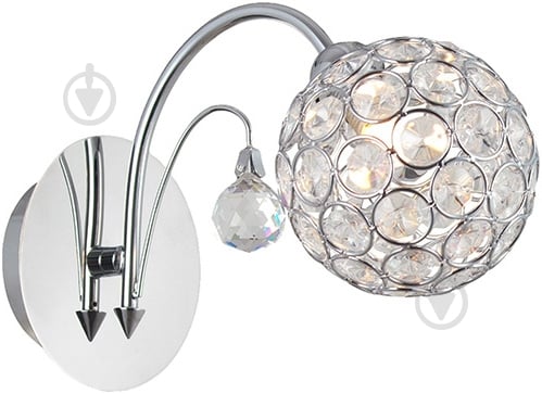 Бра Crystal Lux 1x40 Вт G9 прозрачный Crystal/AP1 - фото 1