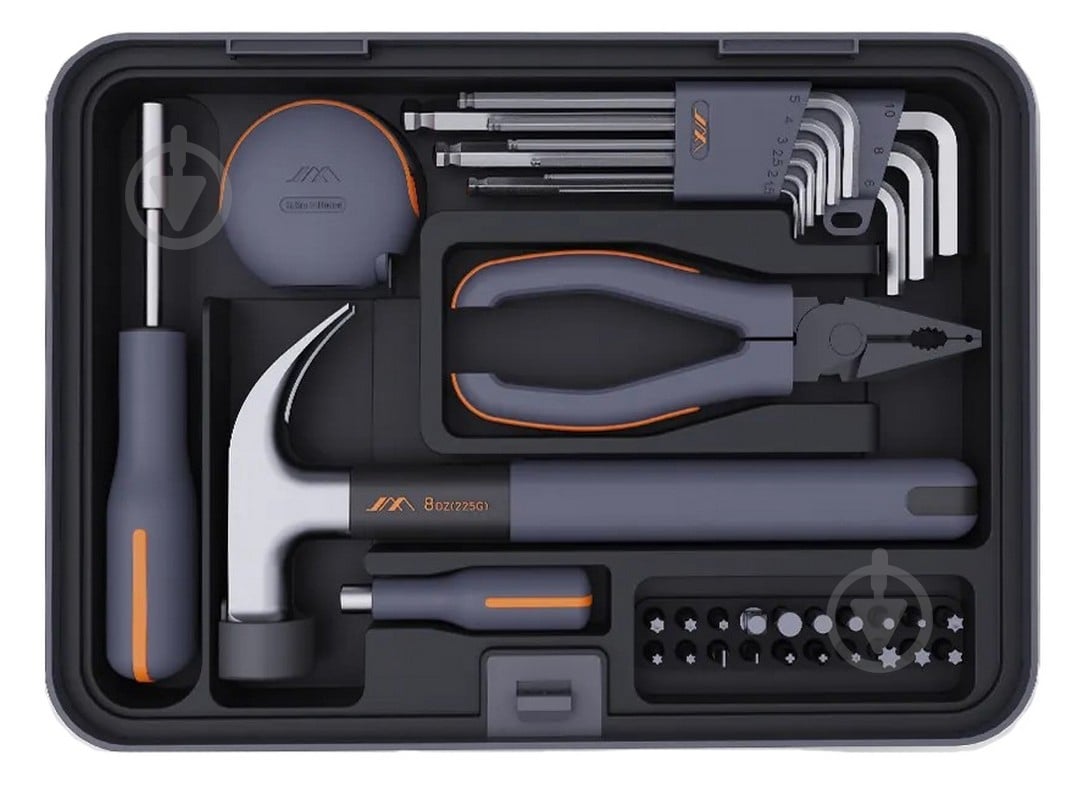 Набір ручного інструменту Xiaomi JIMIHOME Tools Set 34 шт. X1-A - фото 1 Набір ручного інструменту Xiaomi JIMIHOME Tools Set 34 шт. X1-A - фото 1