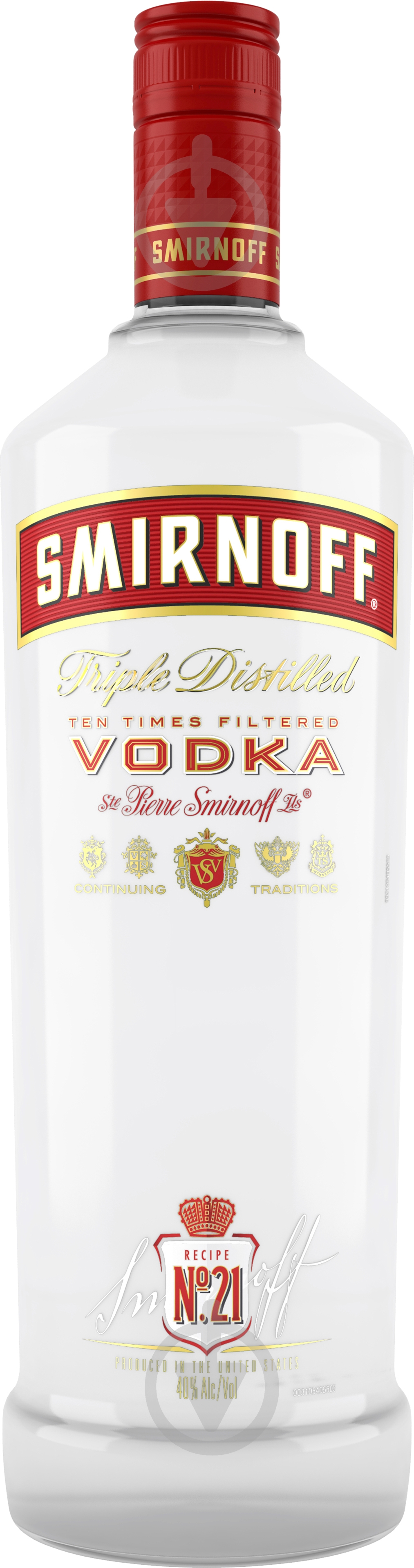 Водка Smirnoff Красная 1 л - фото 1