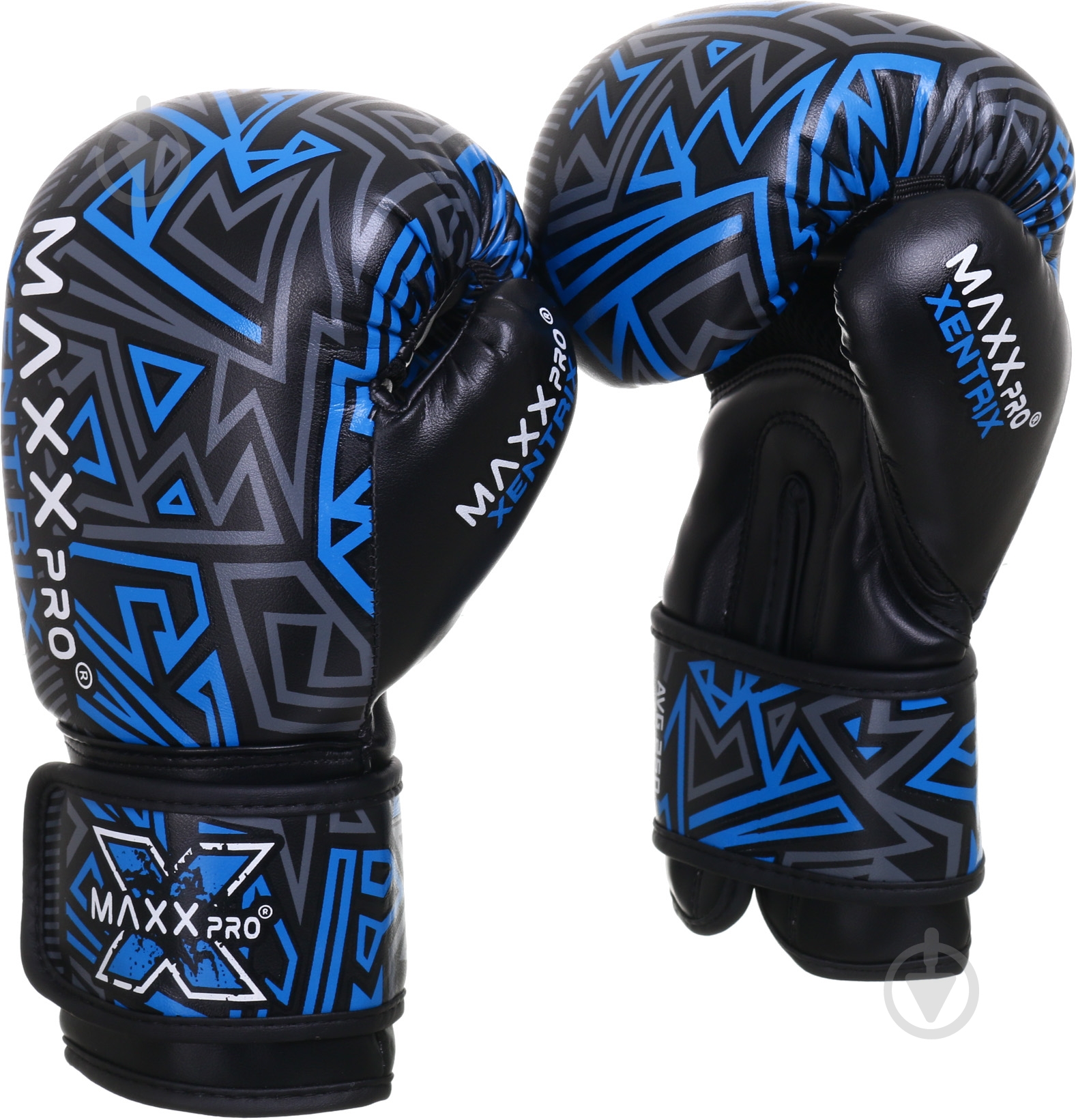 Рукавички для карате MaxxPro AVG-250 6oz синій - фото 1