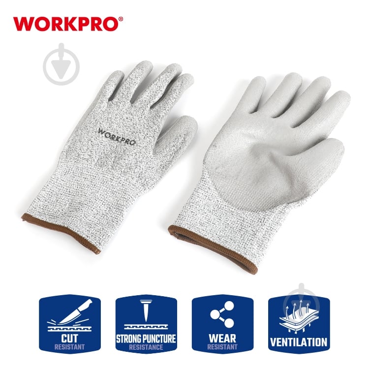 Рукавиці WORKPRO WP371013 XL (10) WP371013 - фото 5