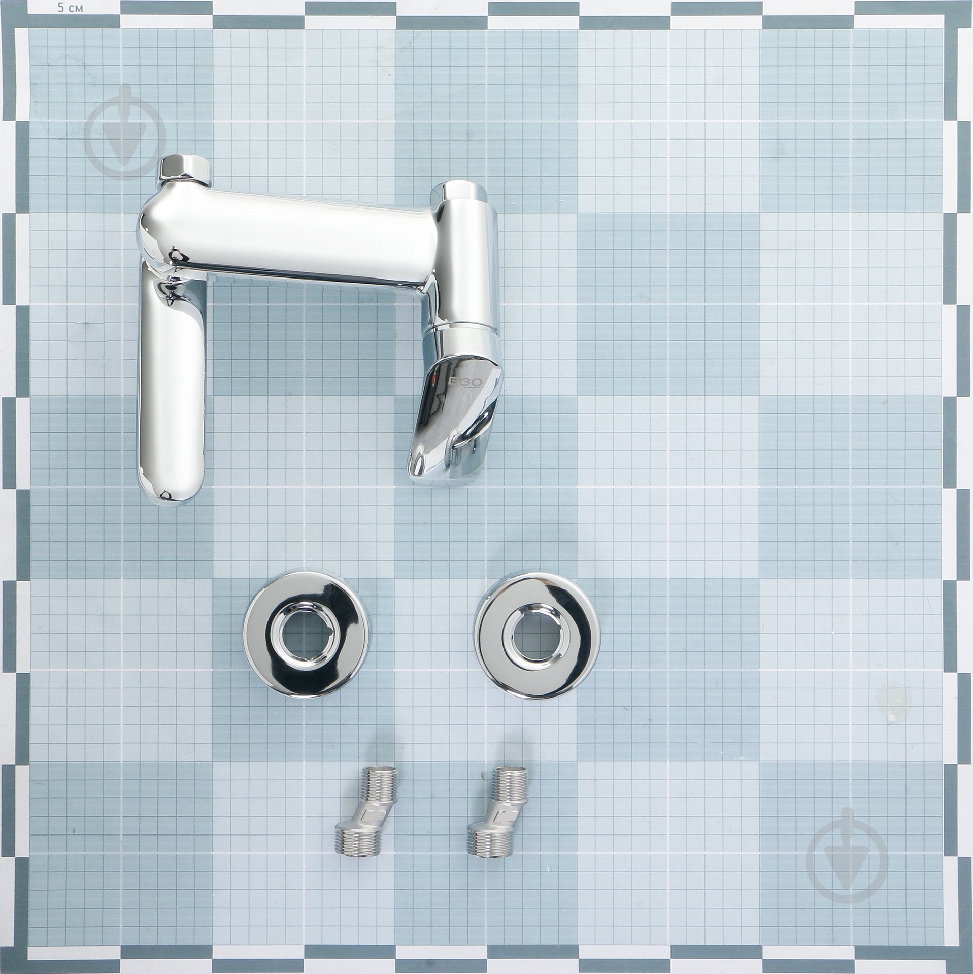 Смеситель для ванны EGO STYLE хром - фото 2