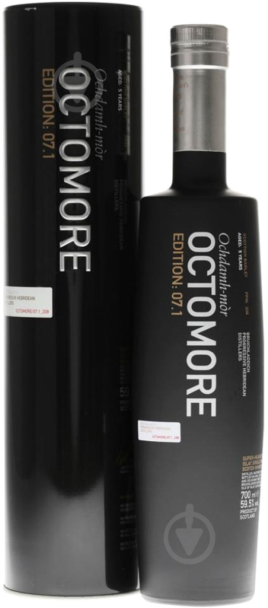 Виски Bruichladdich 7.1 Scottish 5 лет выдержки в подарочной упаковке 0,7 л - фото 1 Виски Bruichladdich 7.1 Scottish 5 лет выдержки в подарочной упаковке 0,7 л - фото 1