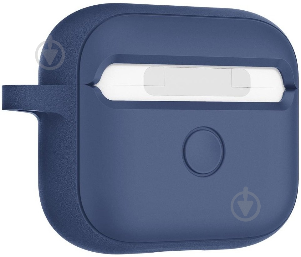 Чехол Spigen Apple AirPods 3 Silicone Fit deep blue ASD02899 - фото 2