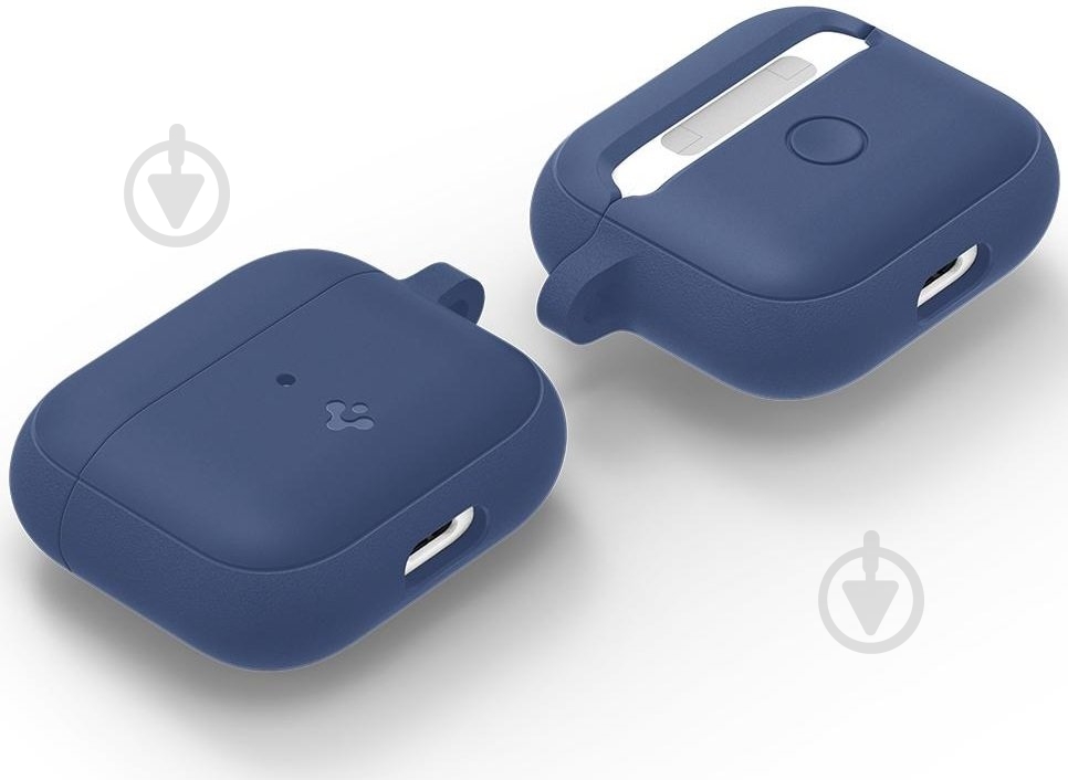 Чехол Spigen Apple AirPods 3 Silicone Fit deep blue ASD02899 - фото 7