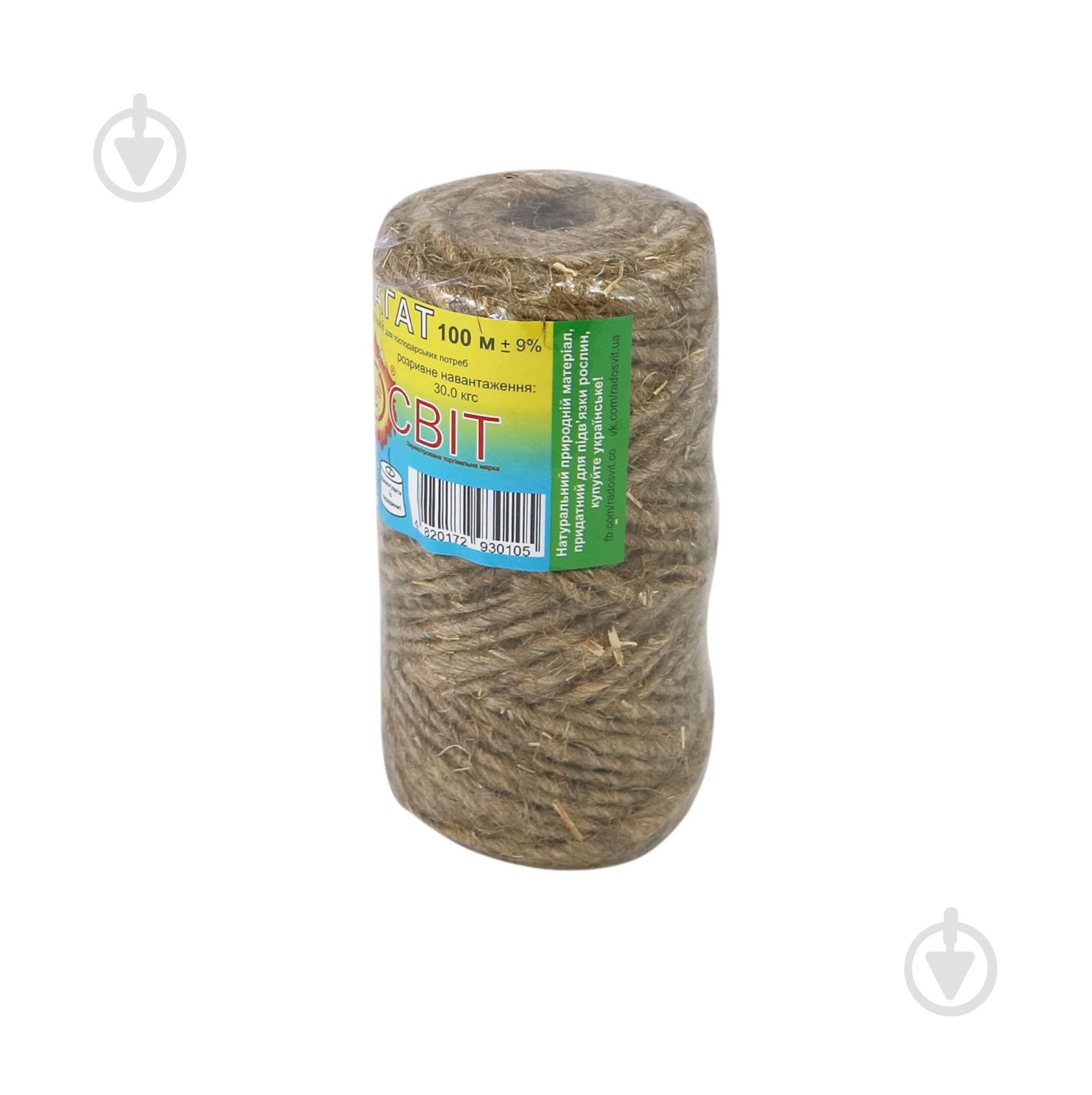 Шпагат Радосвіт льняной 2 мм 100 м - фото 1 Шпагат Радосвіт льняной 2 мм 100 м - фото 1