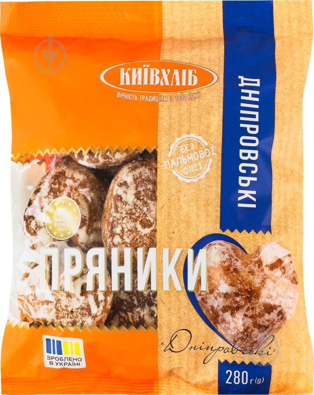 Пряник Киевхлеб Днепровские 280 г - фото 1