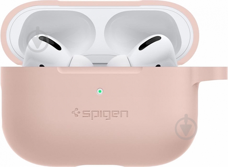 Чехол Spigen Apple Airpods Pro Silicone Fit pink ASD00535 - фото 5