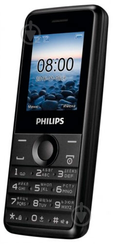 Мобильный телефон Philips Xenium E103 black - фото 2