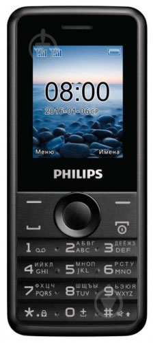 Мобильный телефон Philips Xenium E103 black - фото 1