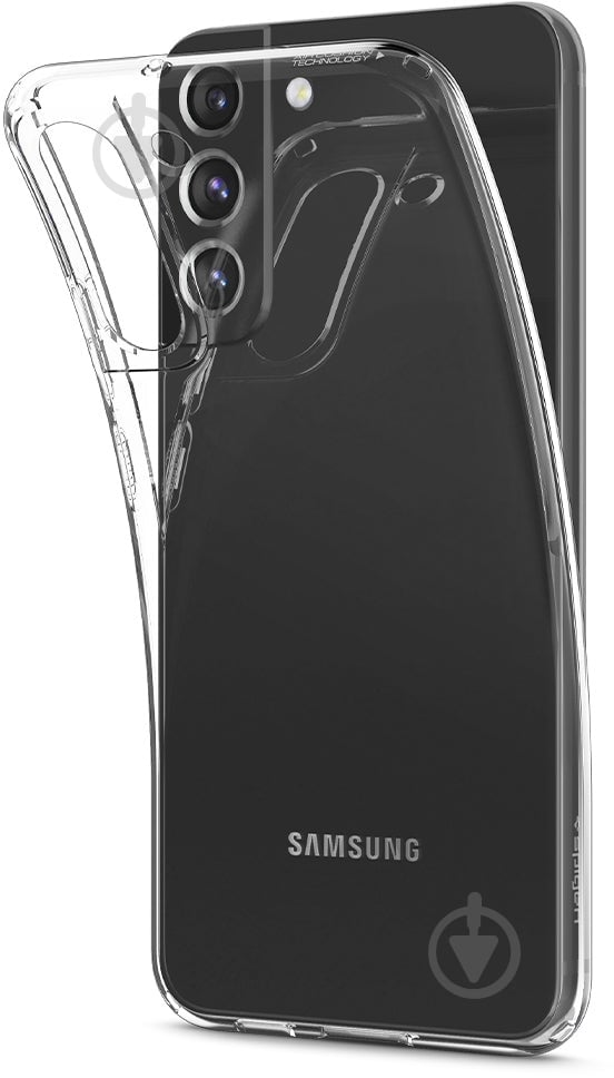 Чехол Spigen для Samsung Galaxy S22 Liquid Crystal, Crystal Clear - фото 2