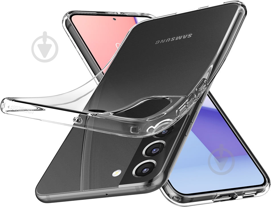 Чехол Spigen для Samsung Galaxy S22 Liquid Crystal, Crystal Clear - фото 3