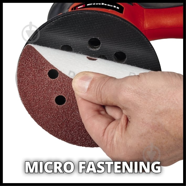 Шлифмашина эксцентриковая Einhell TC-RS 425 E 4462005 - фото 6