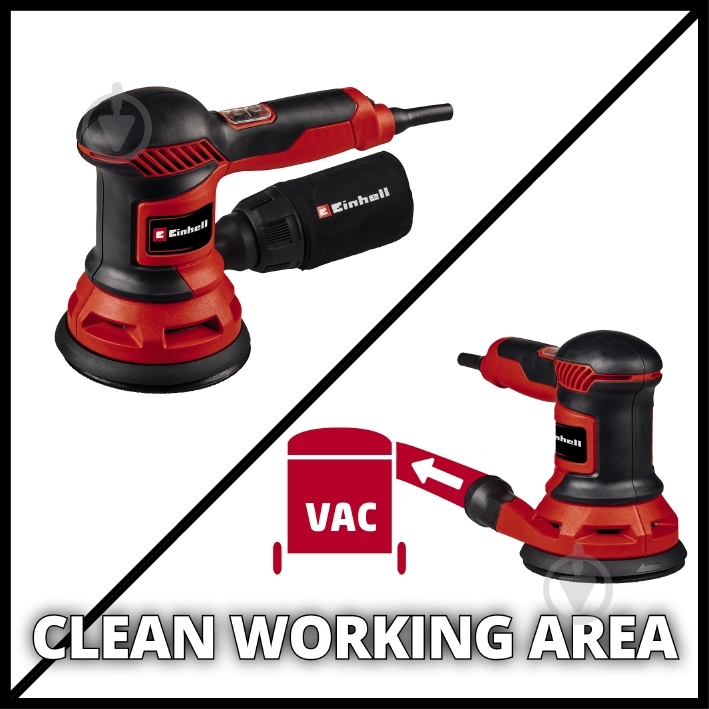 Шлифмашина эксцентриковая Einhell TC-RS 425 E 4462005 - фото 8