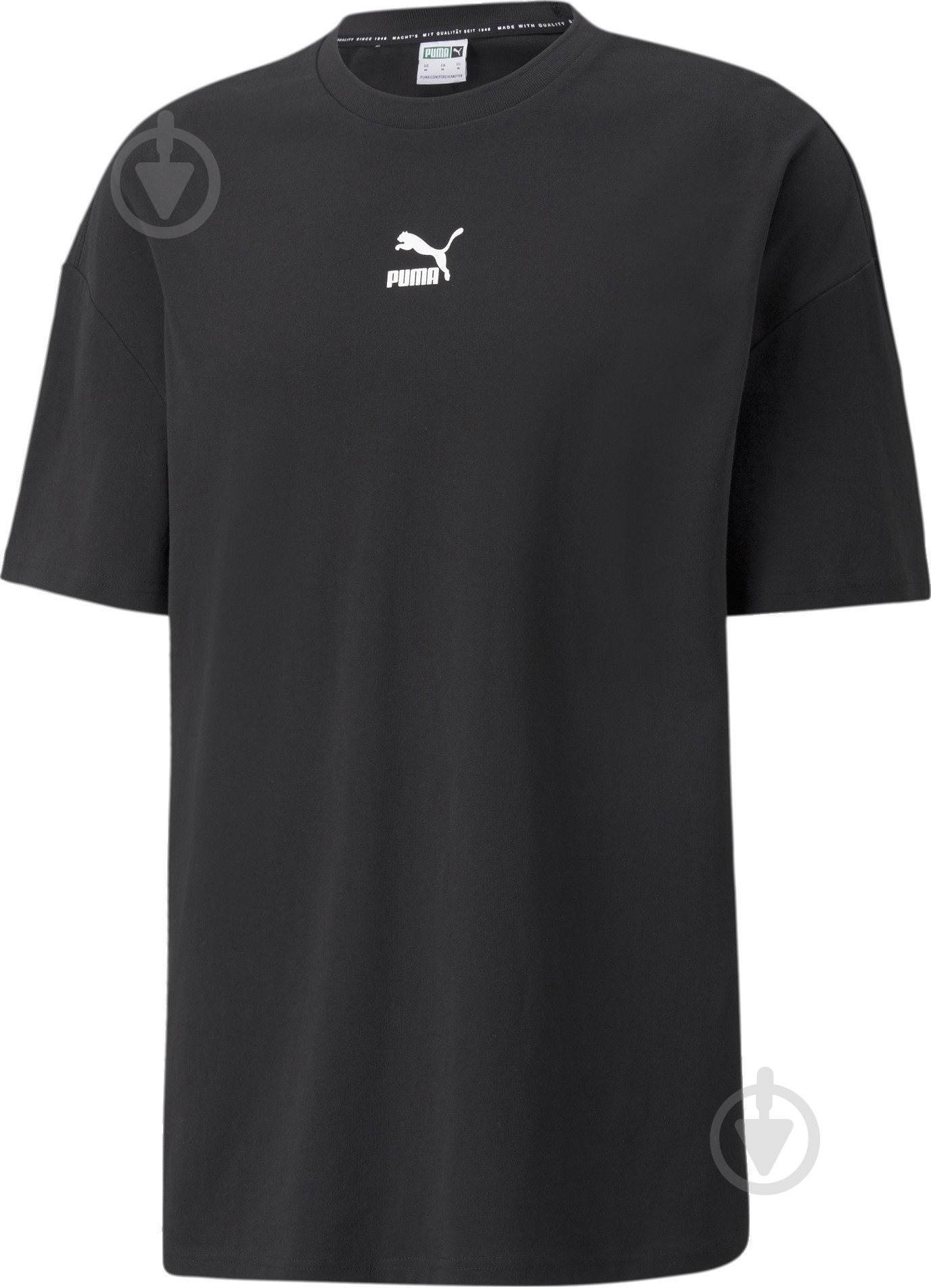 Футболка Puma Classics Boxy Tee 53213501 р.L черный - фото 1