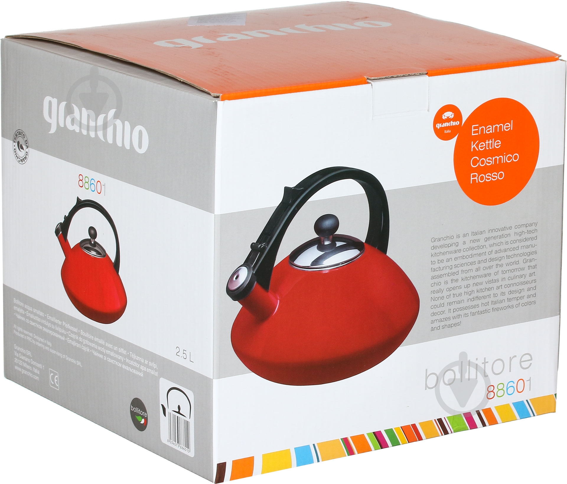 Чайник Granchio Cosmico Rosso Bollitore 2,5 л - фото 3