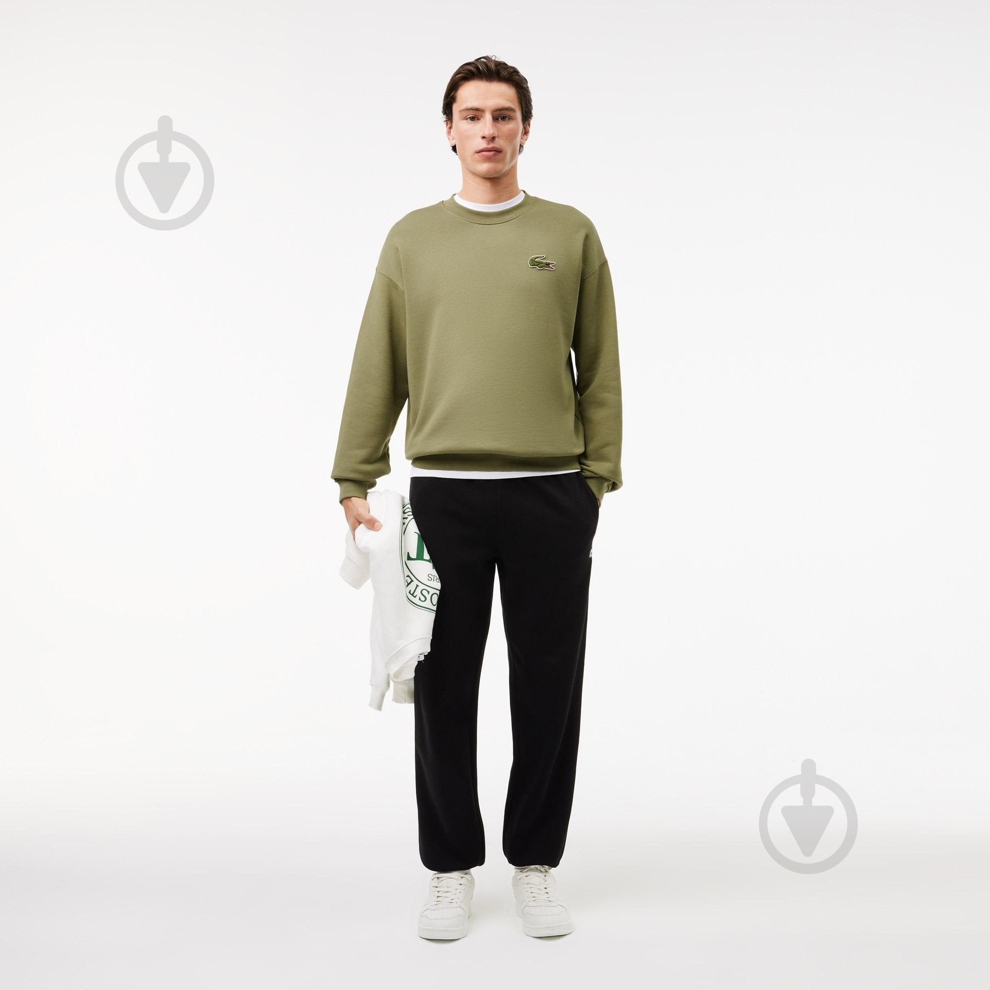 Джемпер Lacoste Sweatshirt SH2741-BMY р.L хаки - фото 2