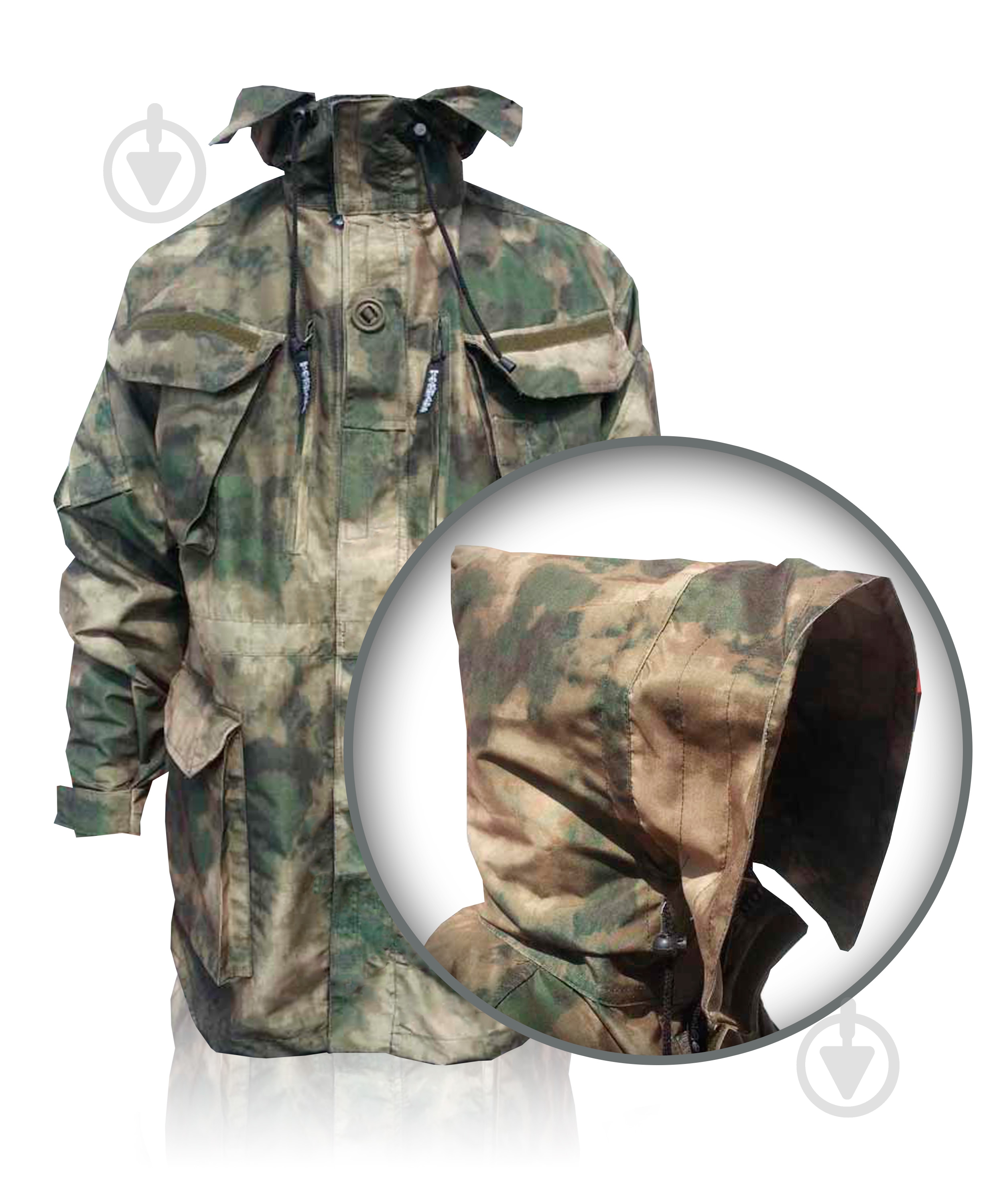 Куртка чоловіча демісезонна TORNADO Комбат ATACS FG. Р 52-54. Зріст 170-176cм 43492-104-108_(170-176) р.L камуфляж - фото 13