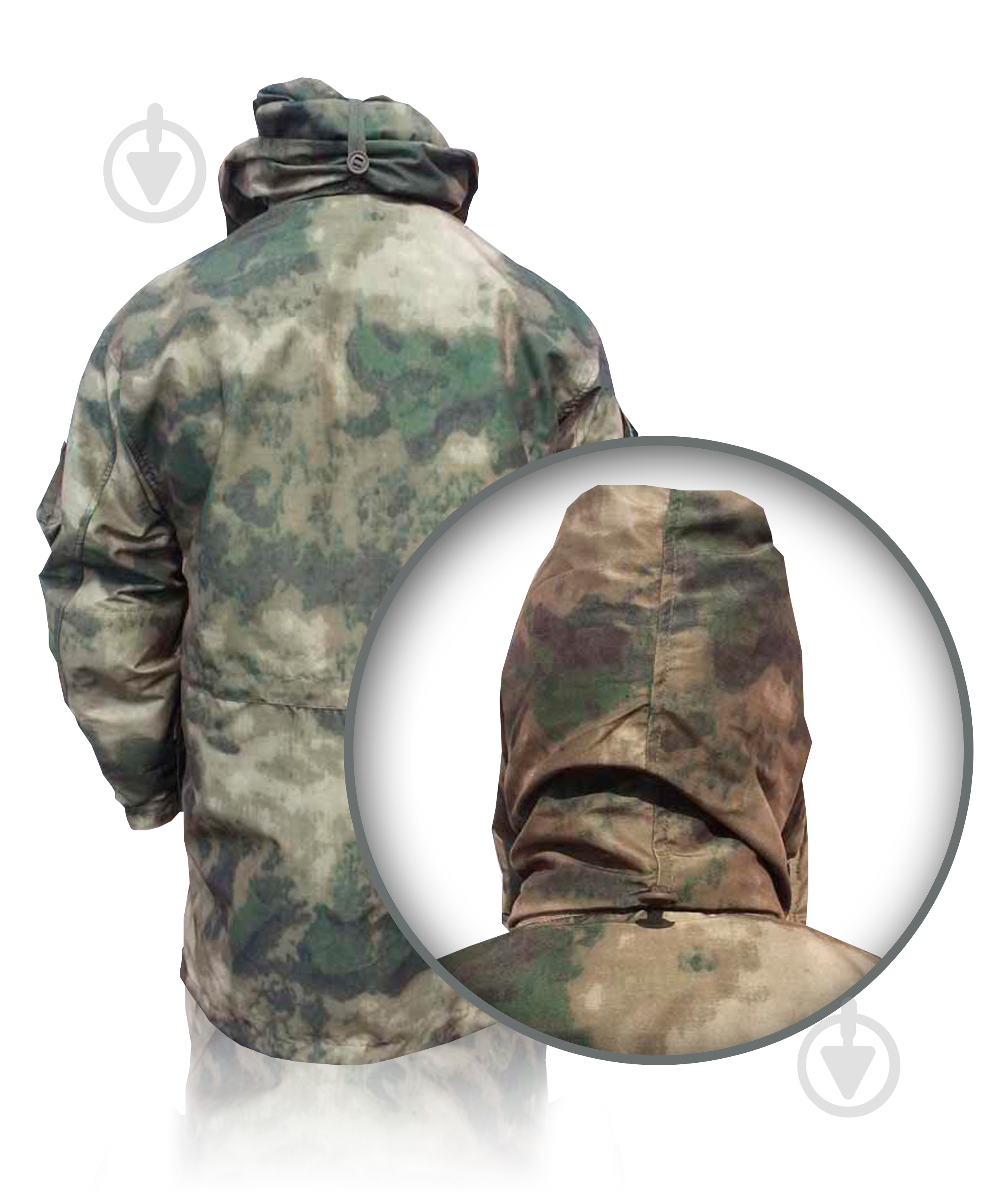 Куртка чоловіча демісезонна TORNADO Комбат ATACS FG. Р 52-54. Зріст 170-176cм 43492-104-108_(170-176) р.L камуфляж - фото 14