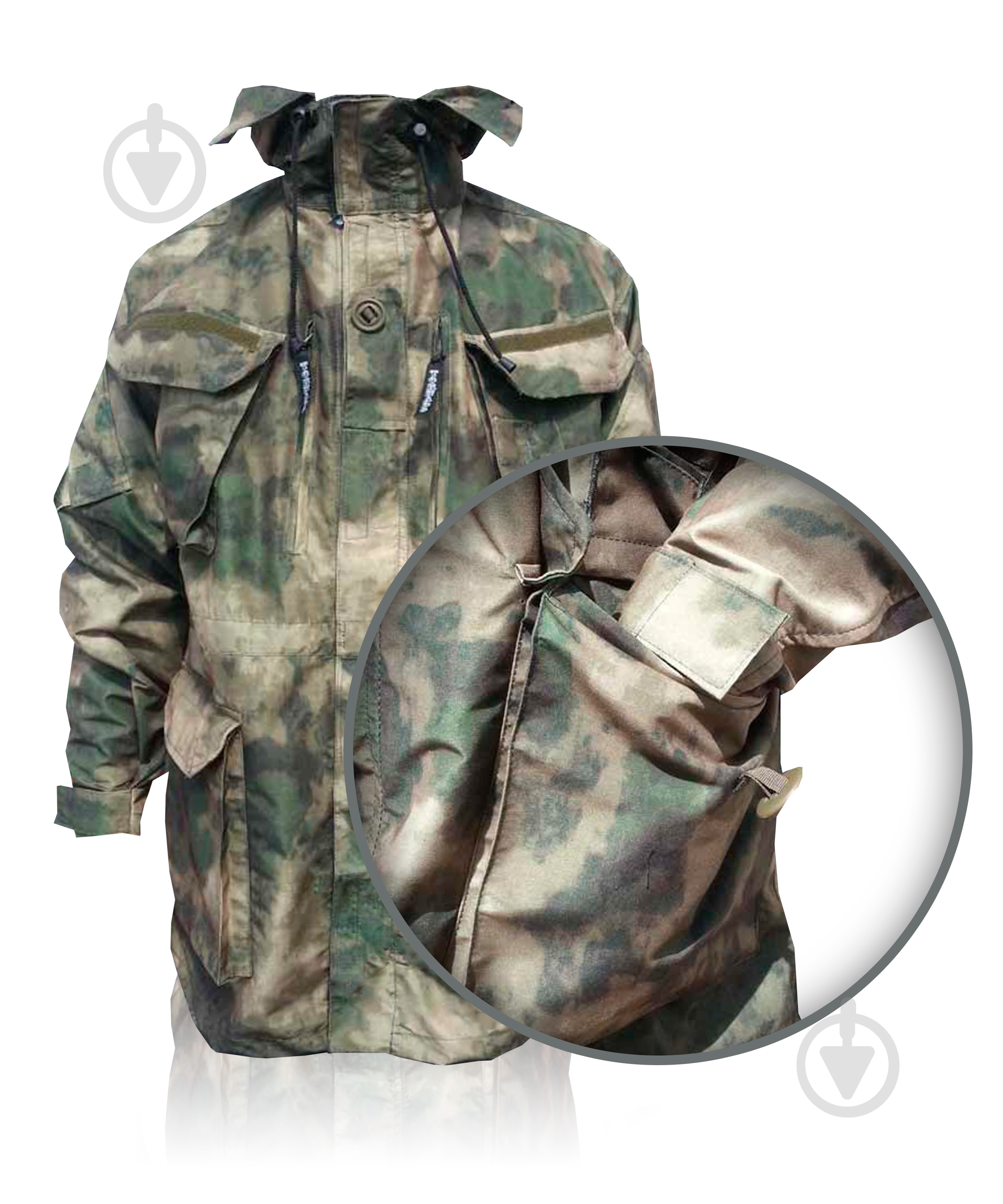 Куртка чоловіча демісезонна TORNADO Комбат ATACS FG. Р 52-54. Зріст 170-176cм 43492-104-108_(170-176) р.L камуфляж - фото 5