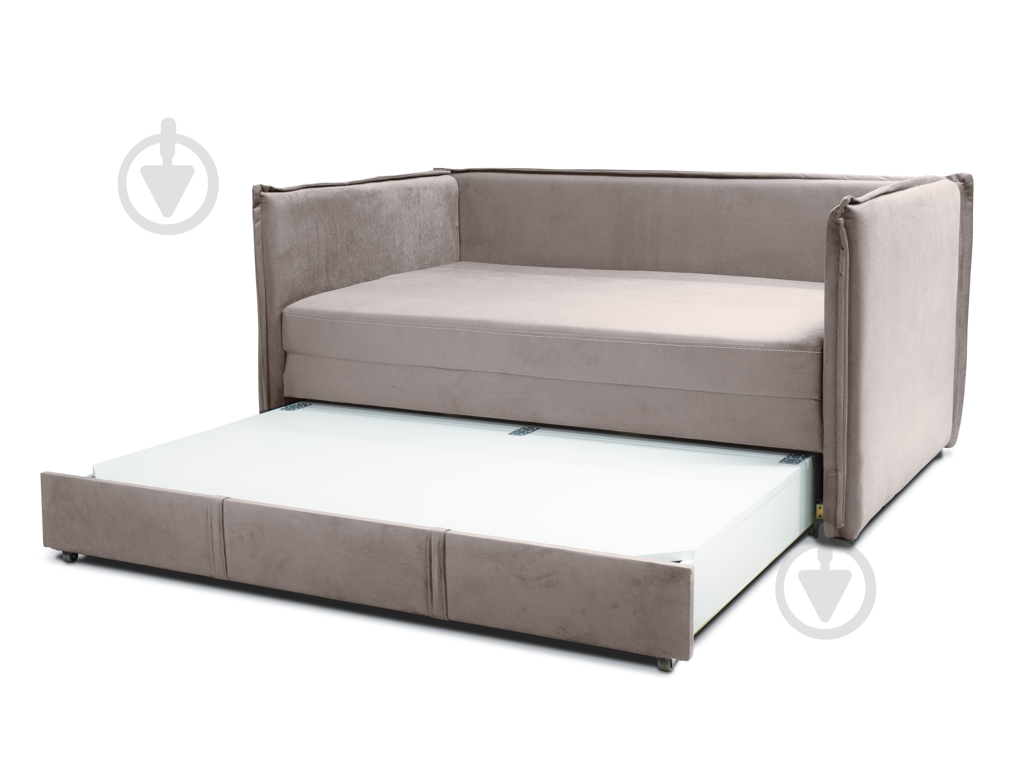 Тахта ZENIt Томас велюр темно-бежевий 1790x1030x730 мм - фото 3