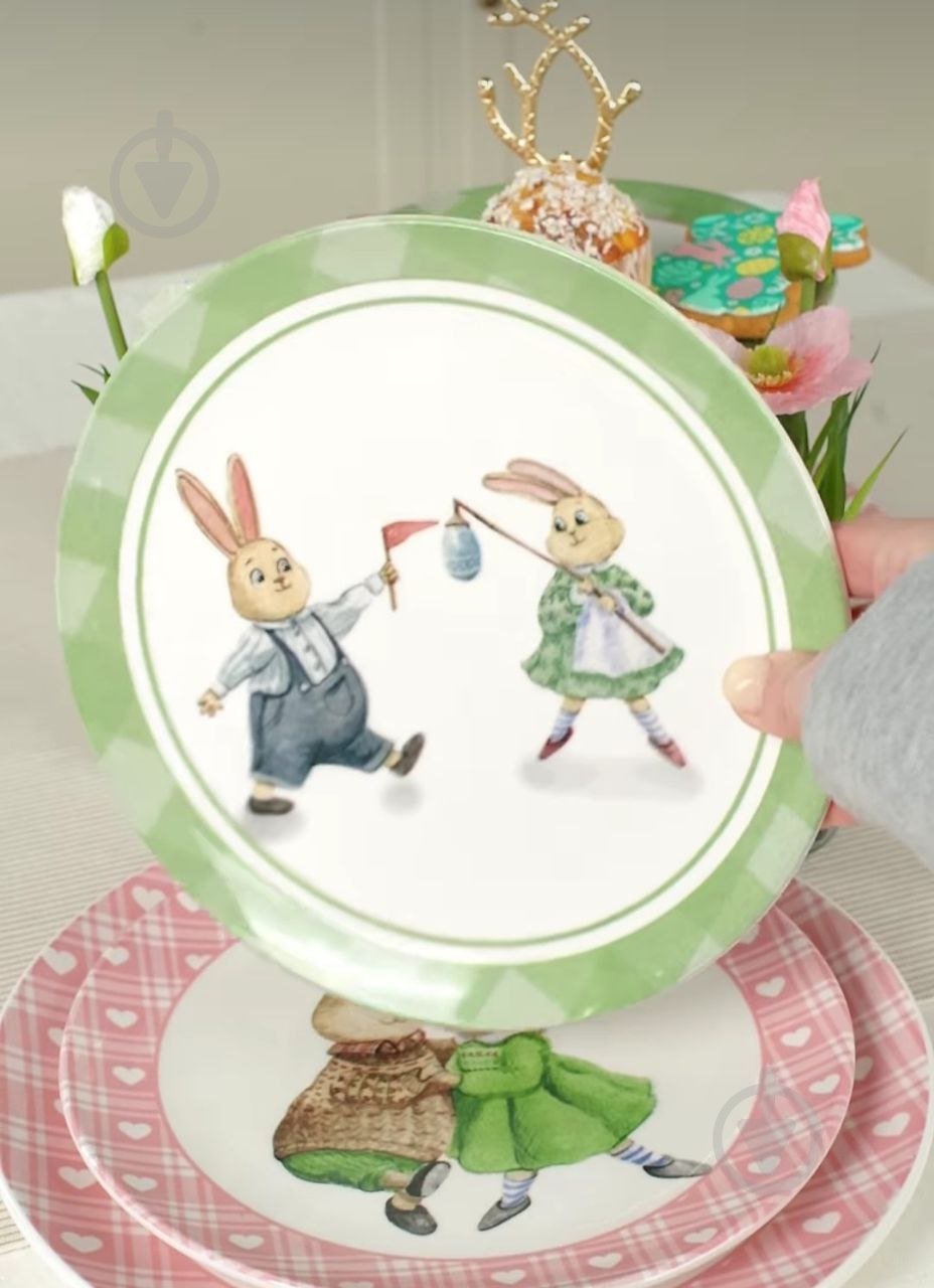 Тарілка обідня Lefard Bunny 26 см 769-059 - фото 3