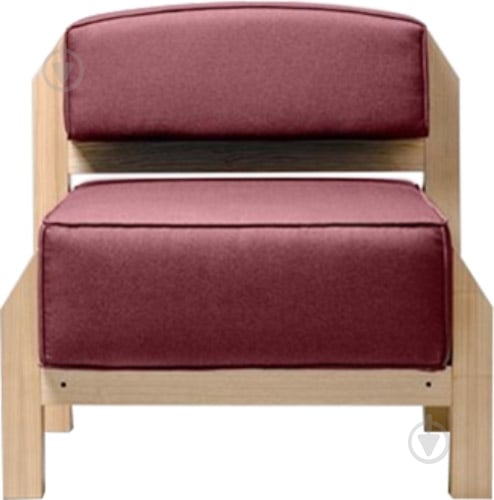 Кресло Вудус T-block бордовый - фото 1