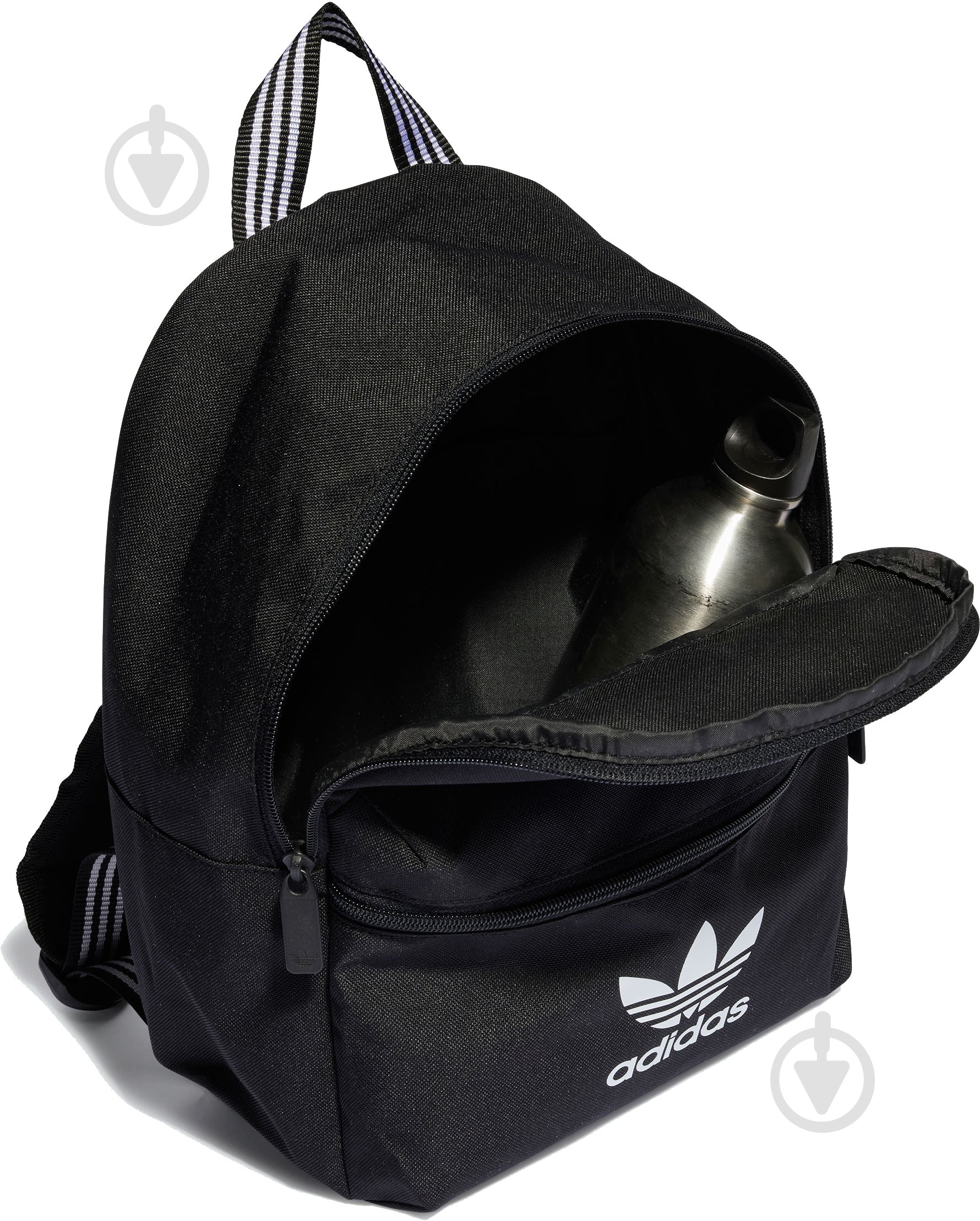 Рюкзак Adidas SMALL ADICOLOR BP IJ0762 12,4 л чорний - фото 4