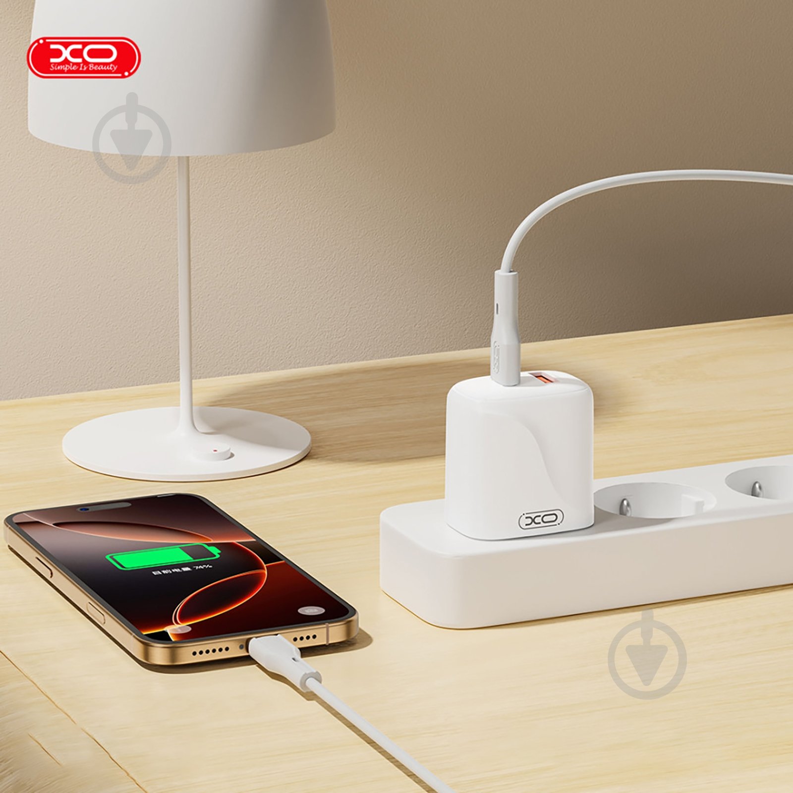 Сетевое зарядное устройство Xo L158 PD20W, QC18W USB-A, USB-C - фото 3 Сетевое зарядное устройство Xo L158 PD20W, QC18W USB-A, USB-C - фото 3