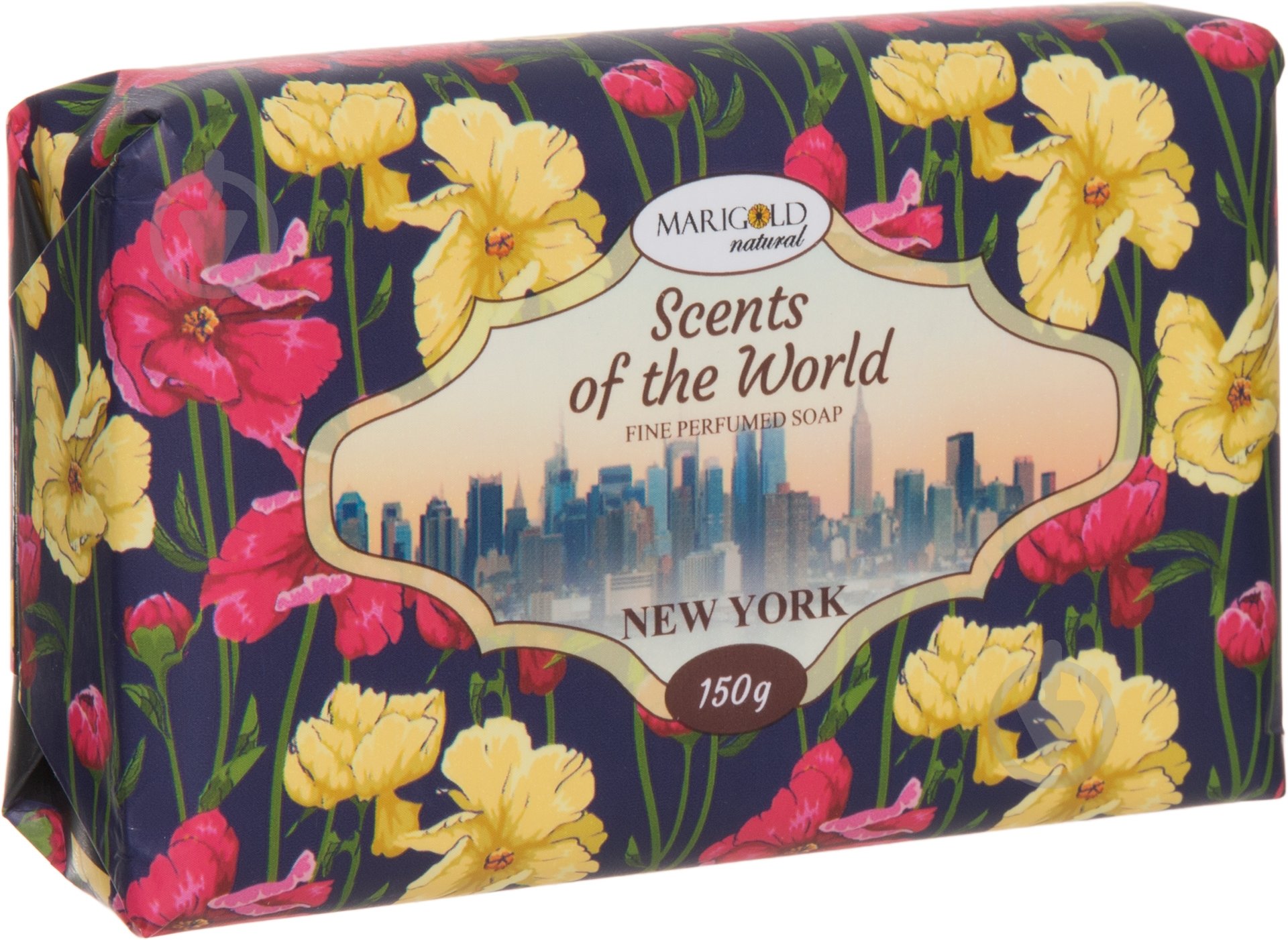 Мыло Marigold natural Scents of the world Нью-Йорк 150 г - фото 1
