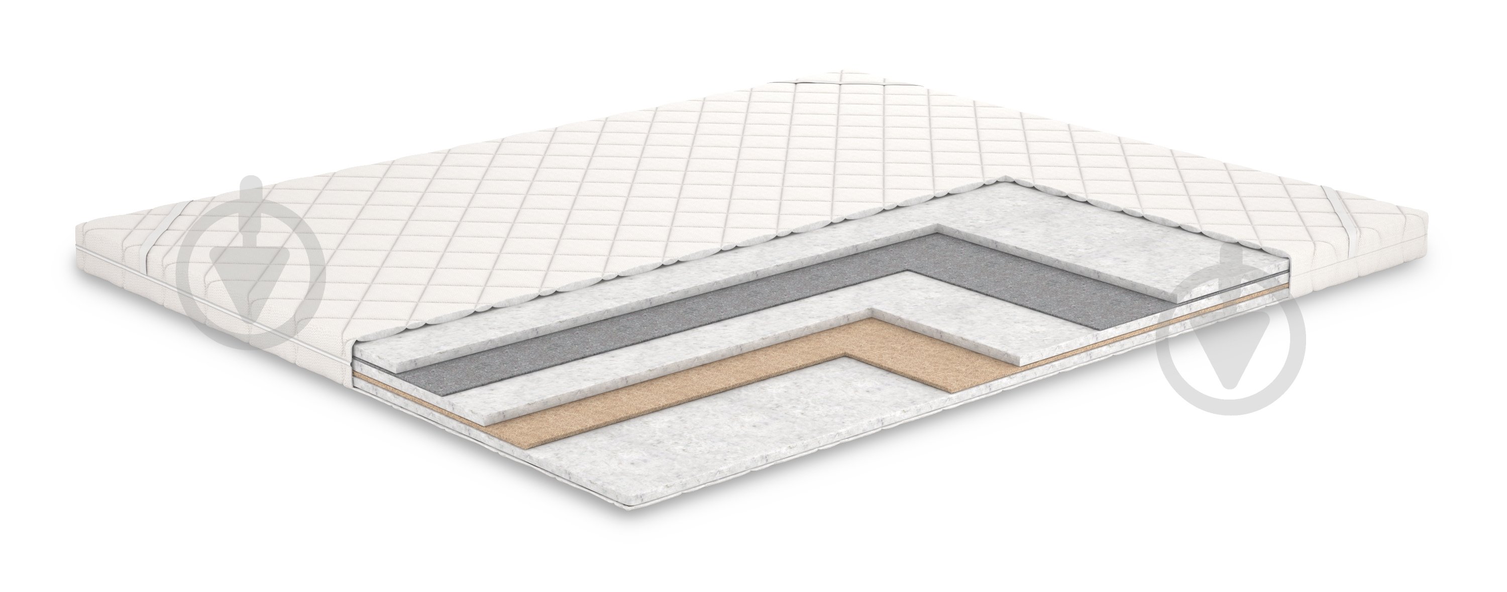 Матрас-топпер Admire Cocos Fine Sleep 80x190 см - фото 1