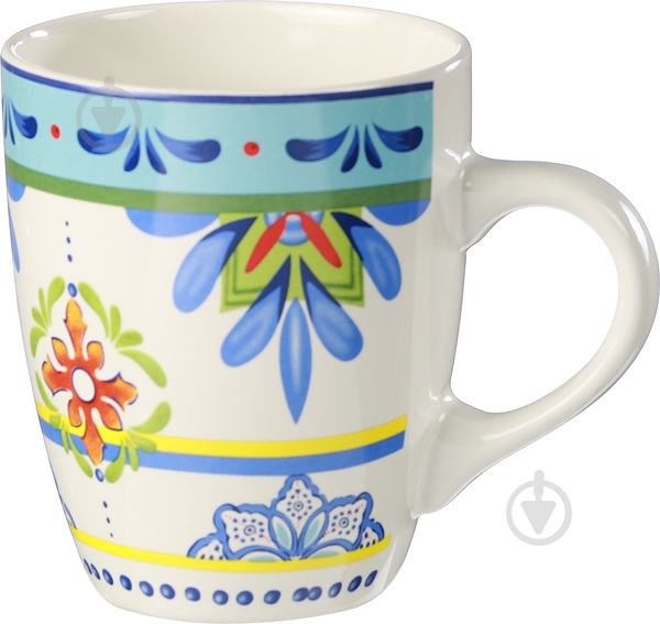 Чашка Native Flower 390 мл синя - фото 2