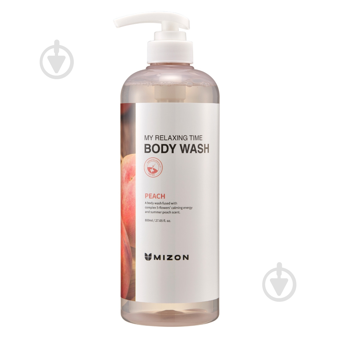 Гель для душа MIZON My Relaxing Time Peach 800 мл - фото 1