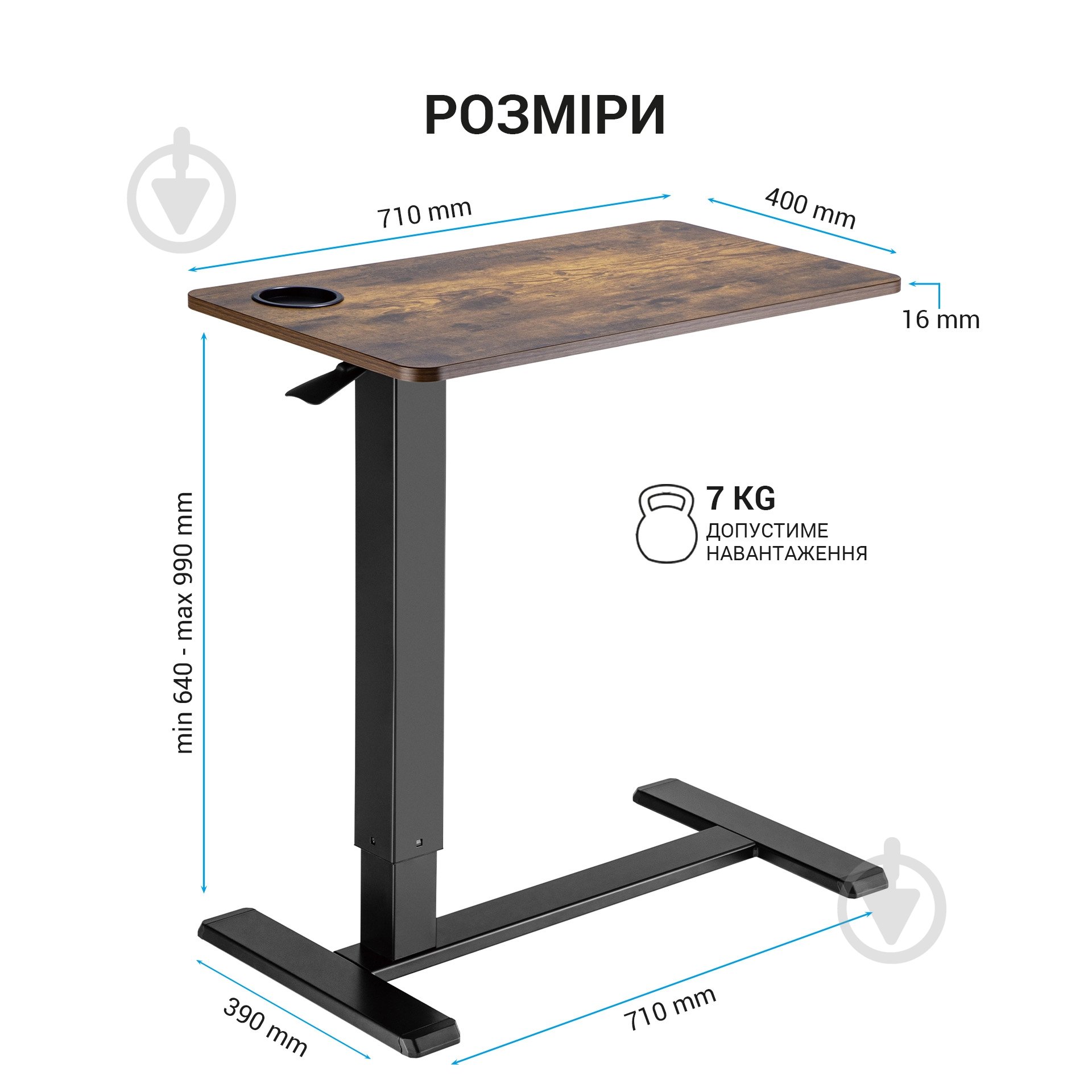 Стол письменный OfficePro ODM366B - фото 14 Стол письменный OfficePro ODM366B - фото 14