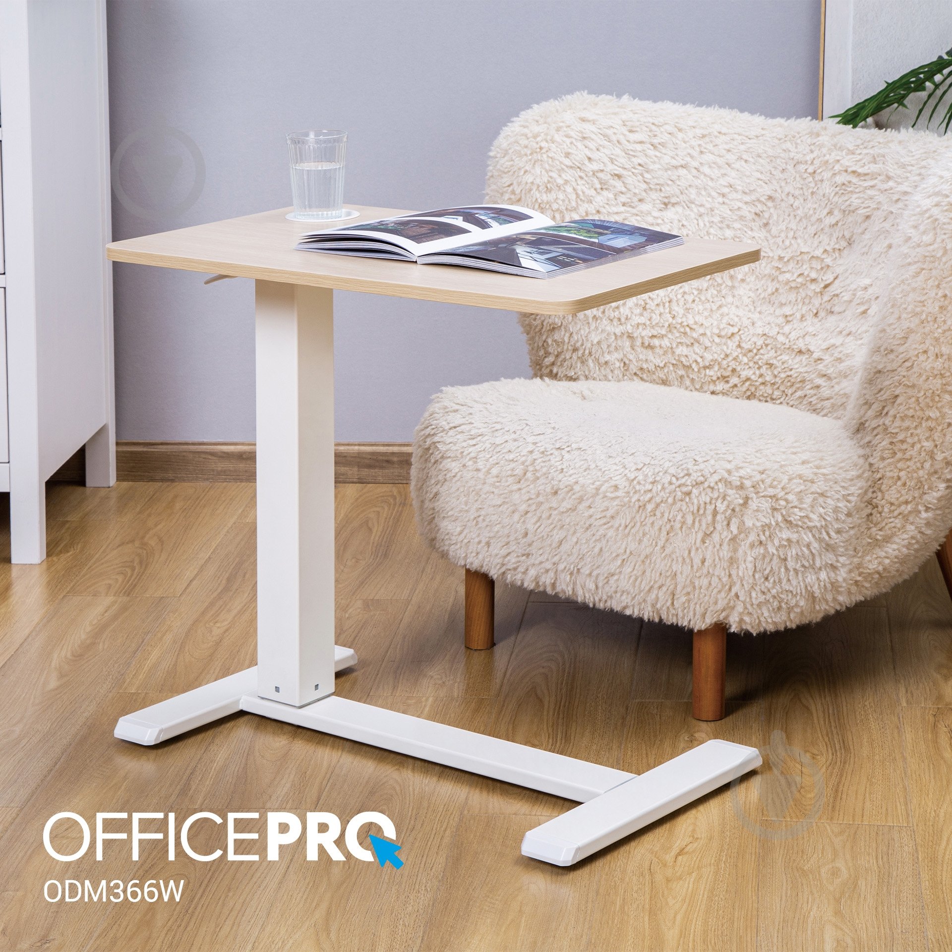Стіл комп'ютерний OfficePro ODM366W - фото 17
