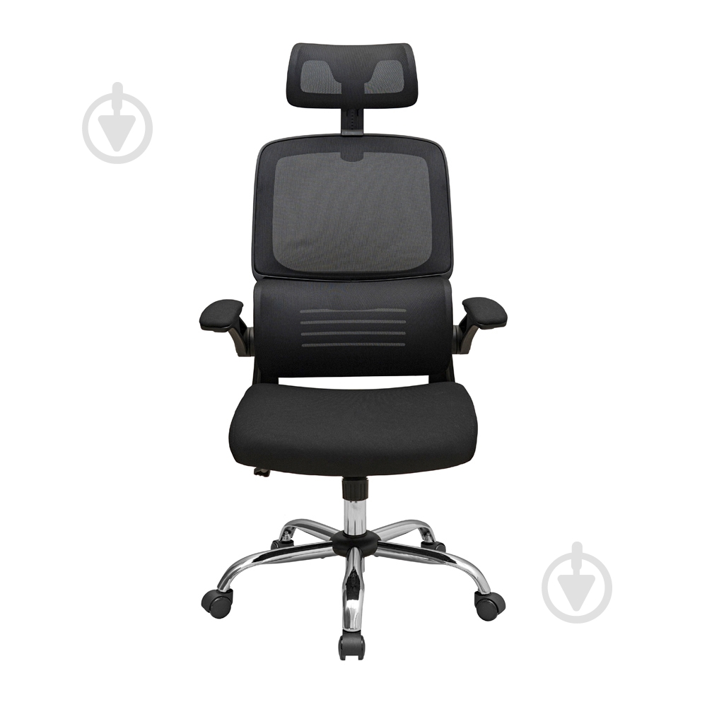 Крісло Richman Скайлайн хром М-1 чорний - фото 3 Крісло Richman Скайлайн хром М-1 чорний - фото 3