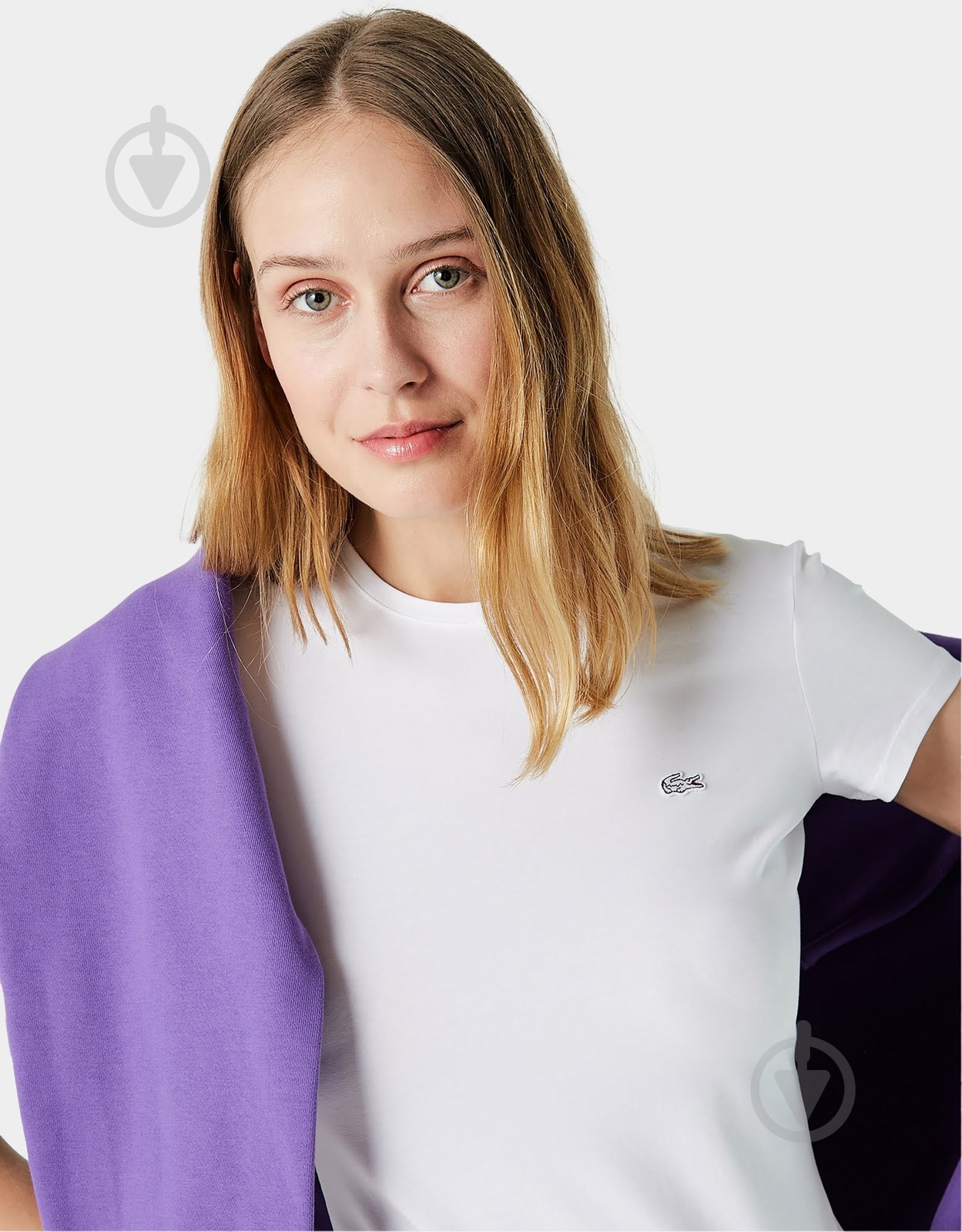 Футболка Lacoste TF0641-001 р.р.32 белый - фото 2