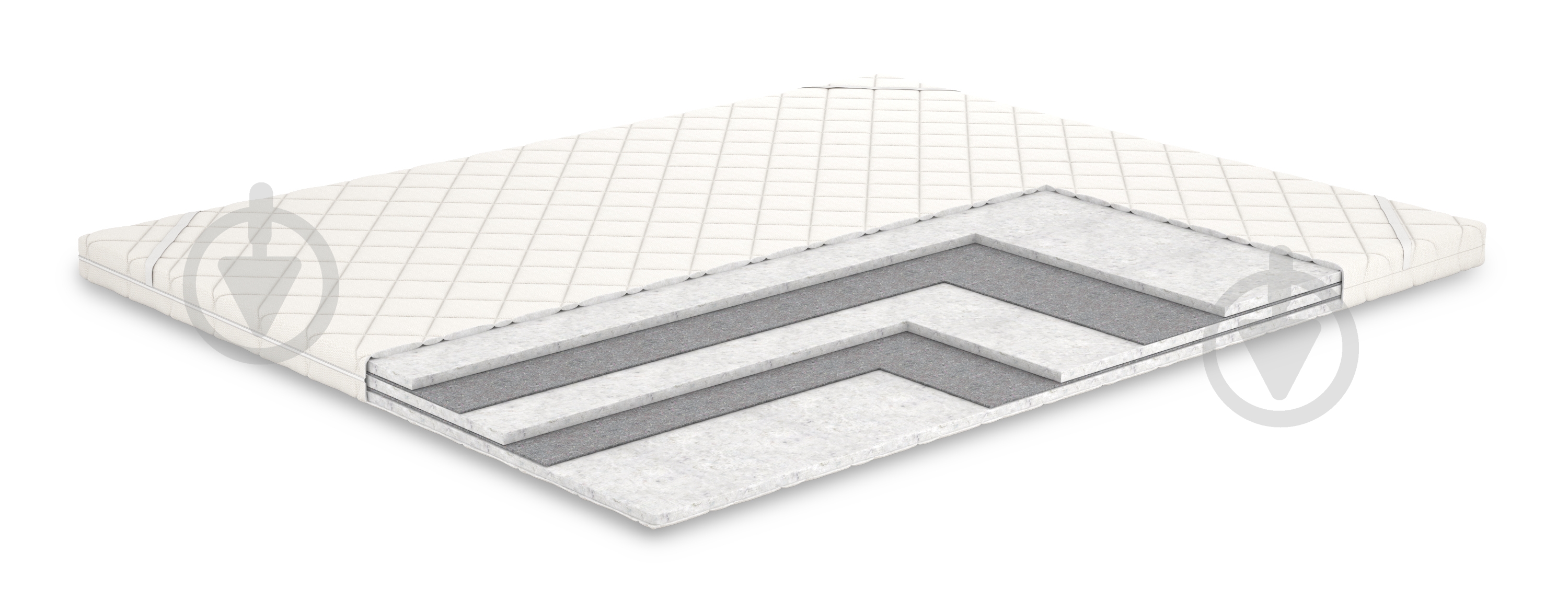 Матрац-топер Admire Fine Sleep 120x190 см - фото 1