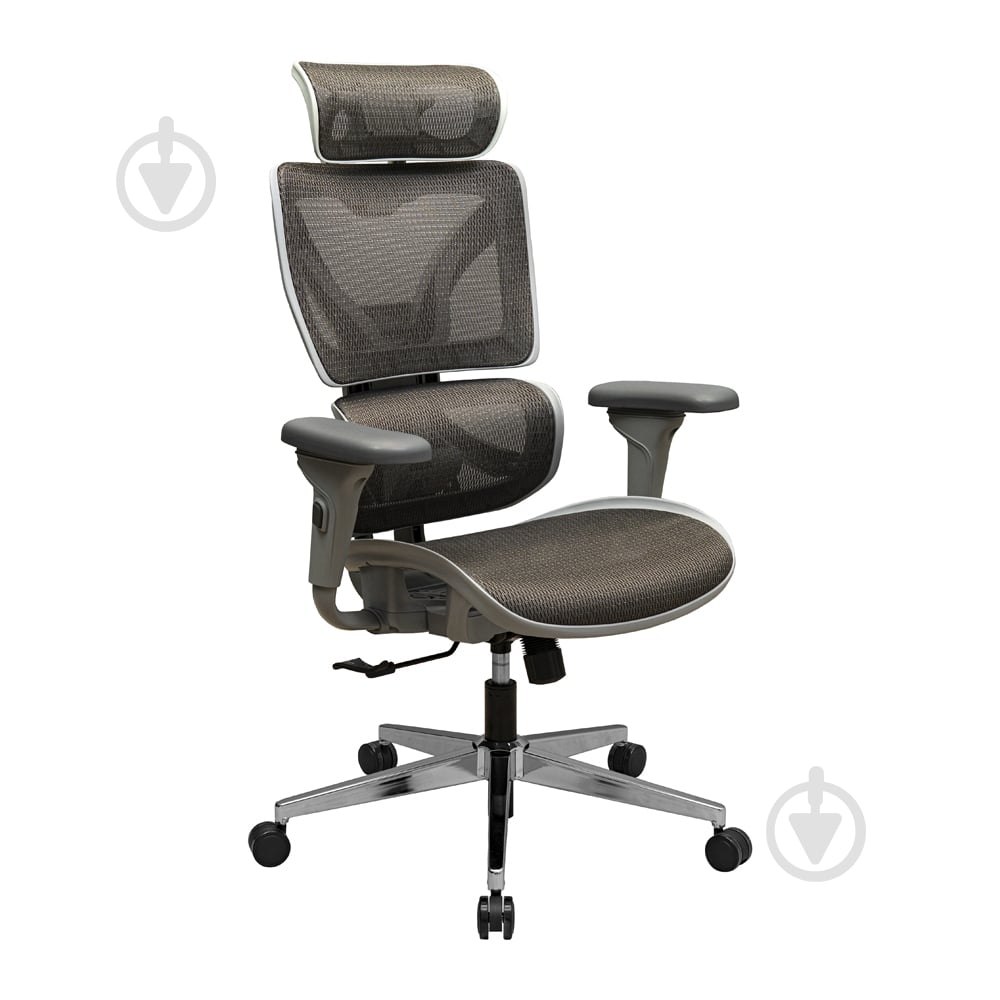 Кресло Richman Перфоманс хром / серый - фото 1