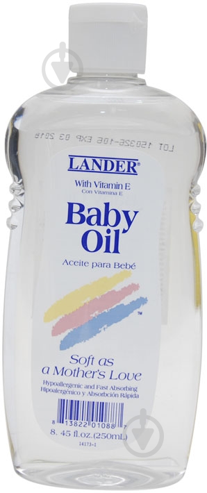 Масло Lander дитяча з вітаміном Е 250 мл - фото 1 Масло Lander дитяча з вітаміном Е 250 мл - фото 1