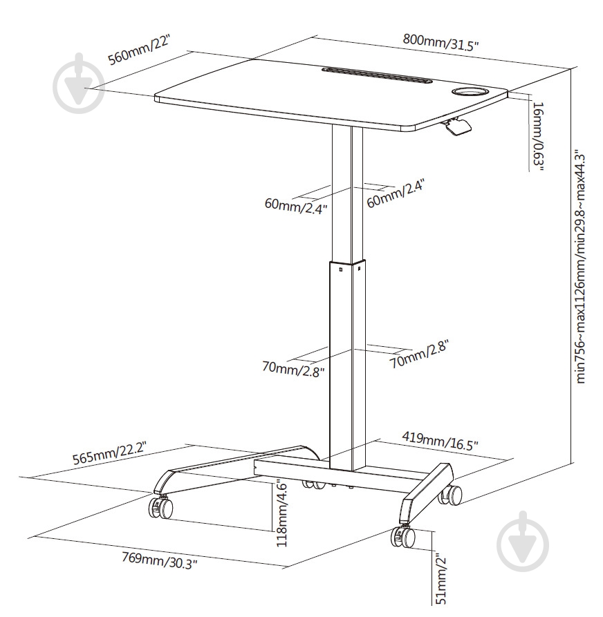 Стол компьютерный OfficePro ODM380W - фото 18 Стол компьютерный OfficePro ODM380W - фото 18